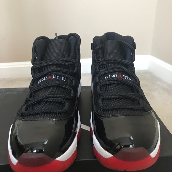 Jordan Retro 11 bred 2012 Sz 9 Ds Playoffs xi og banned concord cool grey space - Picture 4 of 8